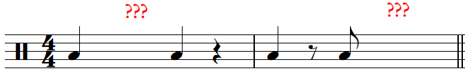 Урок 3. Правила ритмической нотации